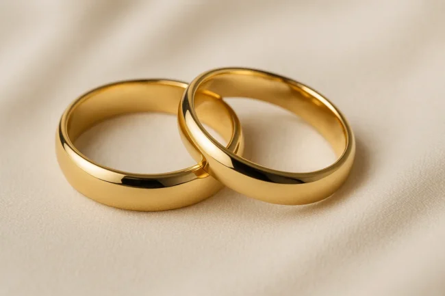 Obrączki ślubne złote