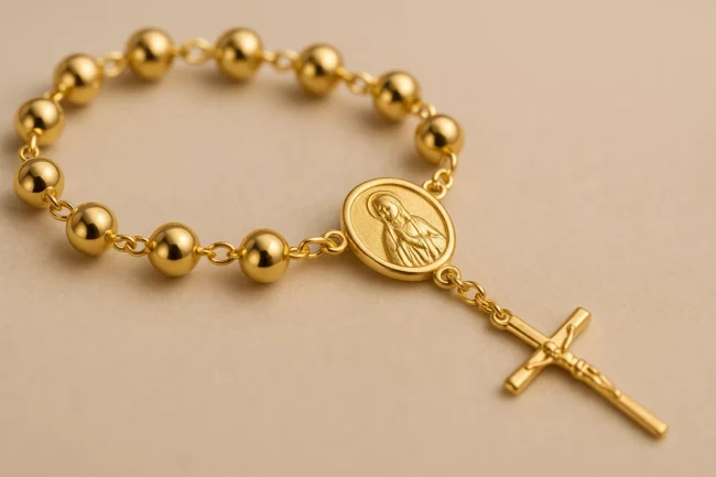 Różaniec na rękę 585 niepolomice