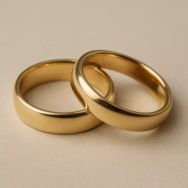 obrączki z materiału klienta są trwałe 585 niepolomice