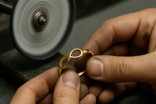 polerowanie zlotej bizuterii